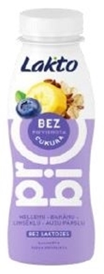 Picture of RPK - FERMENTED DRINK LACTOSE FREE BLUEBERRY+BANANA+LINSEED 270g (box*6)