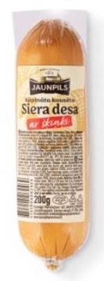 Picture of Jaunpils pienotava - Smoked processed cheese with ham 200g (Box*24)