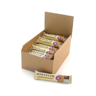 Picture of LATSWEETS - Waffle Tubes with condensed milk and marshmallow filling 45g (box*30)