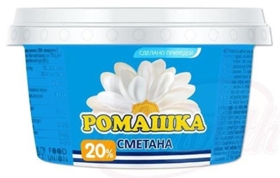 Picture of RPK - Sour cream Romashka 20% 180g (in box 18)