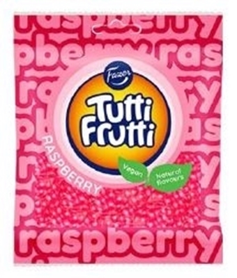 Picture of FAZER - Tutti Frutti jelly candies with raspberry flavour 90g (box*24)